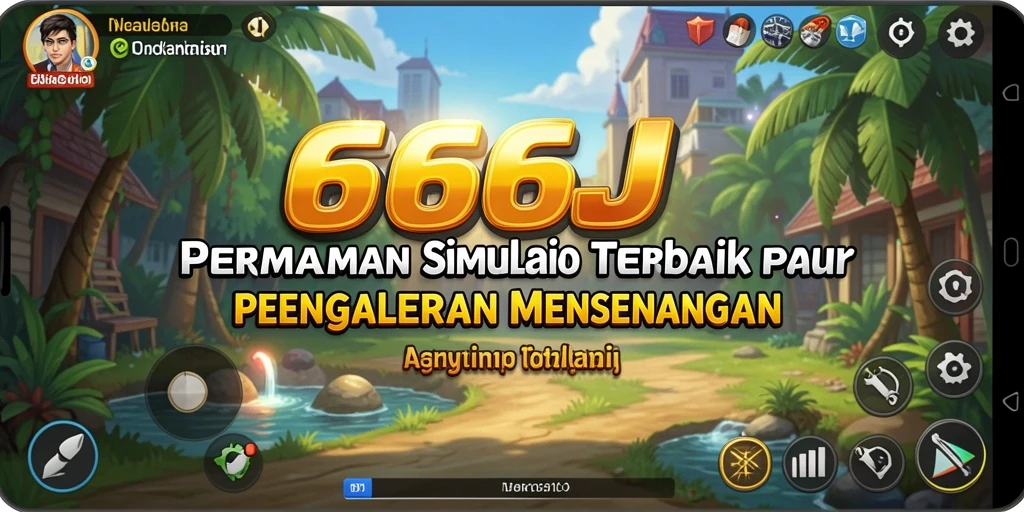 Screenshot gameplay 666J menunjukkan pengalaman simulasi yang seru dan mendebarkan.