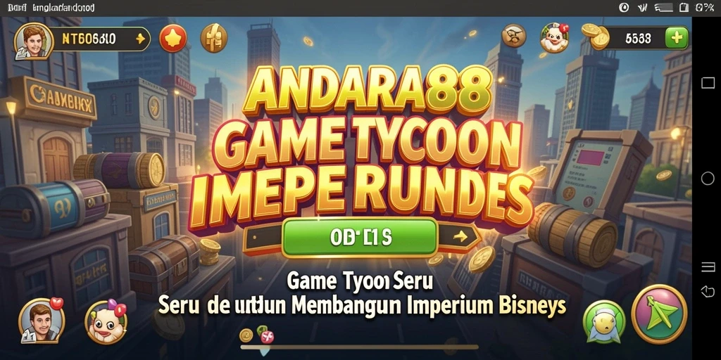 Tampilan gameplay ANDARA88 yang menarik dan penuh strategi Tycoon.