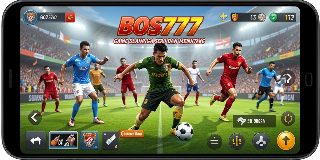 Tampilan gameplay menarik dari BOS777 saat pertandingan olahraga.
