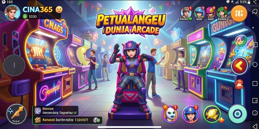 Tampilan gameplay CINA365 yang seru dan mengasyikkan.