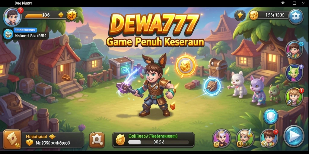 Tampilan gameplay DEWA777 yang seru dan menarik