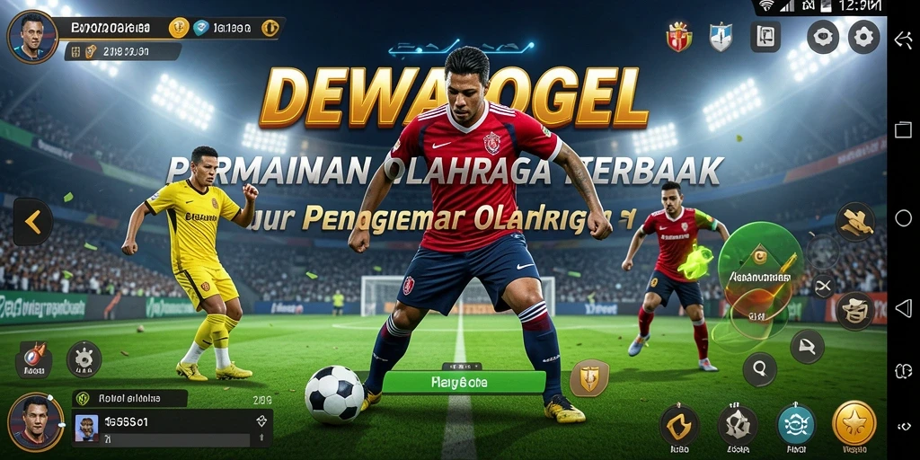 Tampilan gameplay seru dari DEWATOGEL dengan berbagai cabang olahraga.