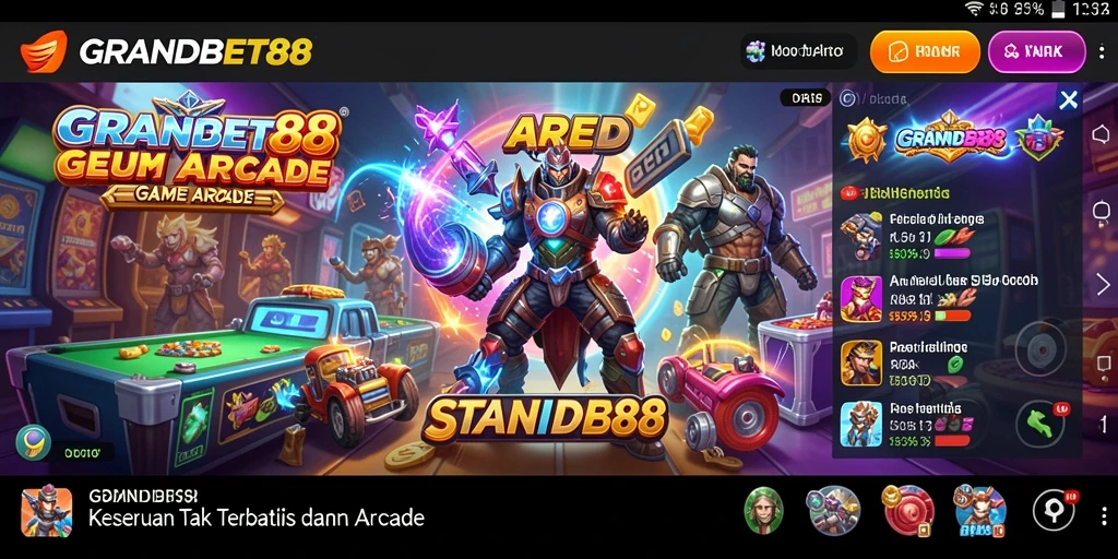 Tampilan gameplay seru dari GRANDBET88 yang memikat.