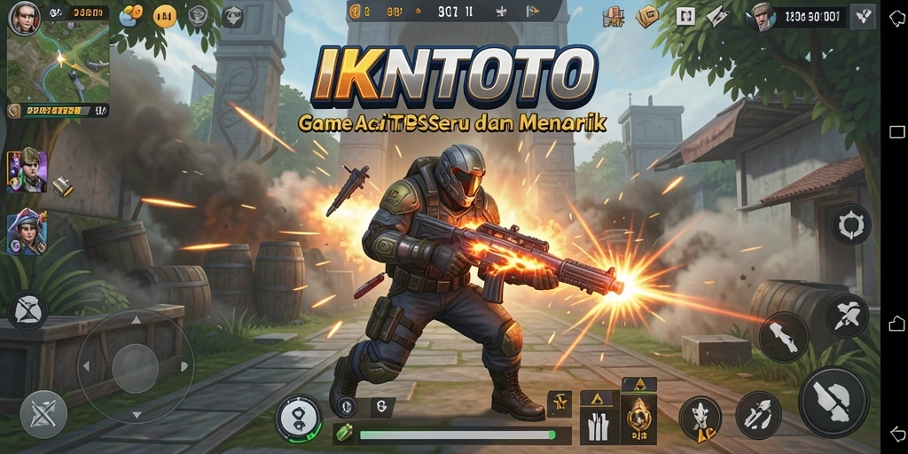 Gambar menunjukkan aksi seru dari gameplay IKNTOTO.