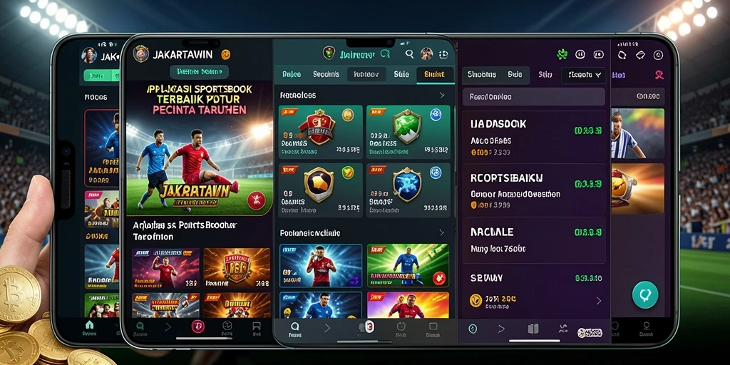 Tampilan menarik dari JAKARTAWIN dengan fitur Sportsbook yang lengkap.