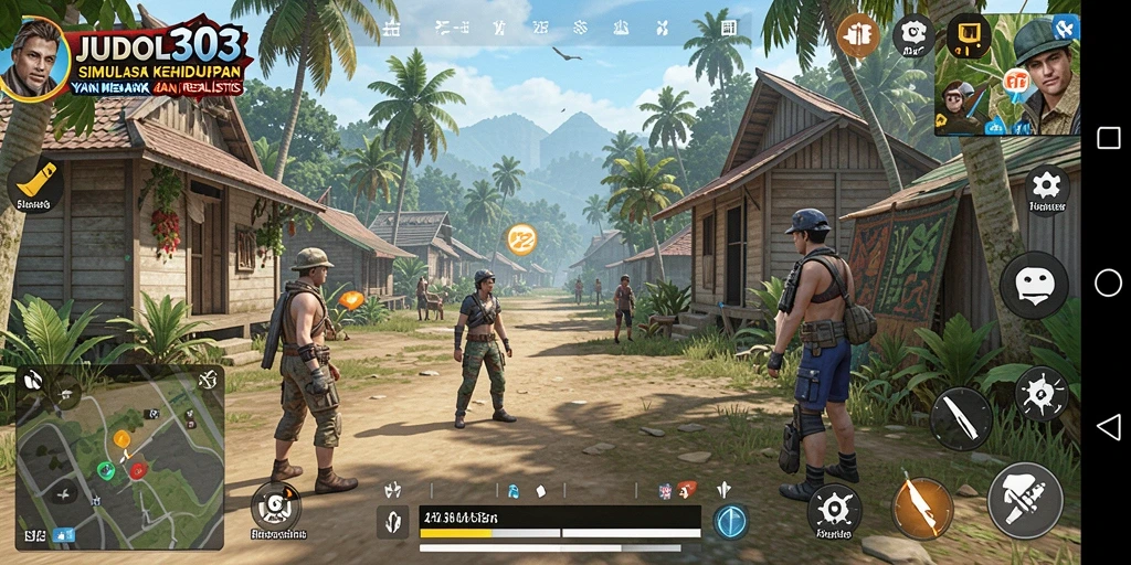 Tangkapan layar menunjukkan gameplay realistik dan aktif di JUDOL303.