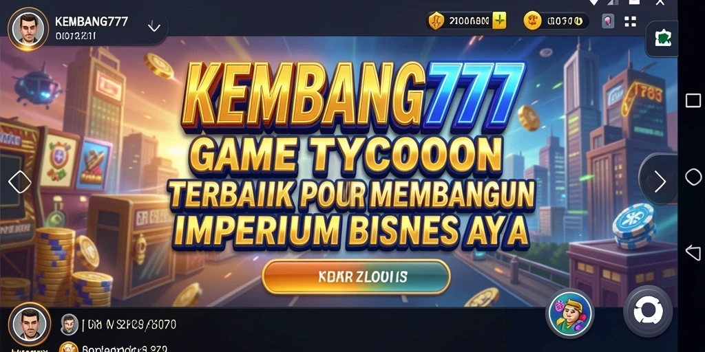Tampilan utama gameplay KEMBANG777 dengan aksi Tycoon yang intens.