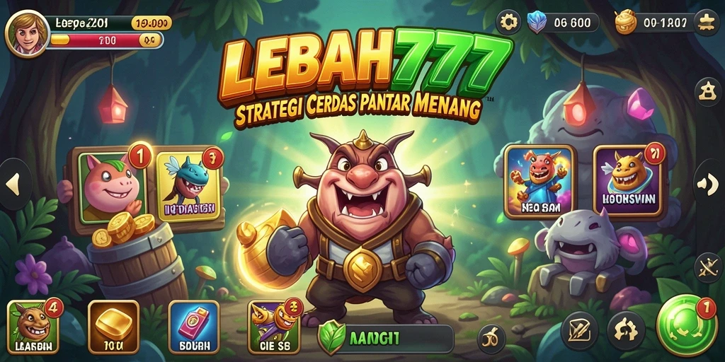 Screenshot gameplay LEBAH777 menampilkan pertempuran strategis yang seru.