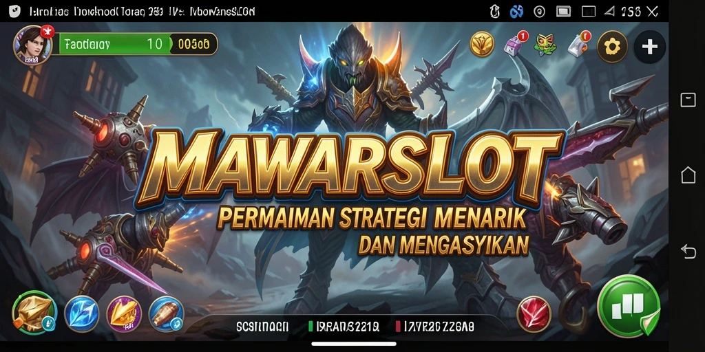 Tampilan gameplay MAWARSLOT yang seru dan menantang.