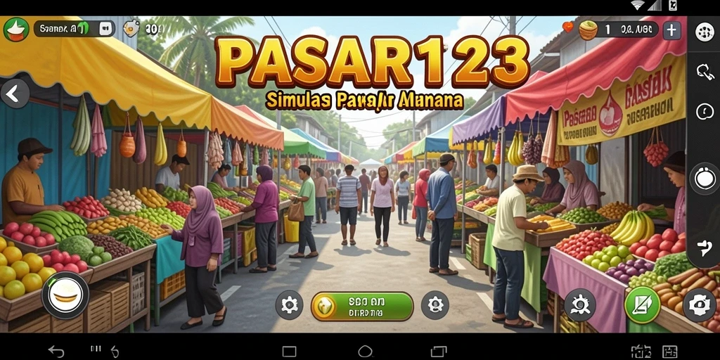 Tampilan gameplay PASAR123 yang menarik dan interaktif.