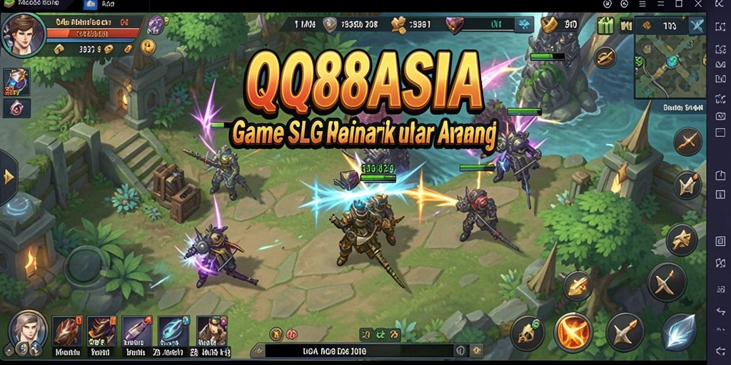 Tampilan gameplay QQ88ASIA yang seru dan strategis.