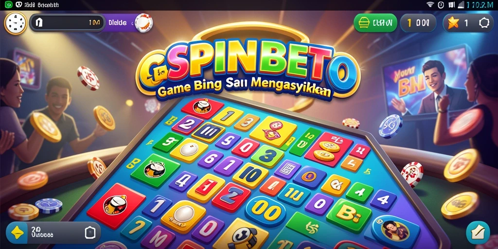 Tangkapan layar gameplay SPINBET dengan suasana bermain Bingo yang seru.