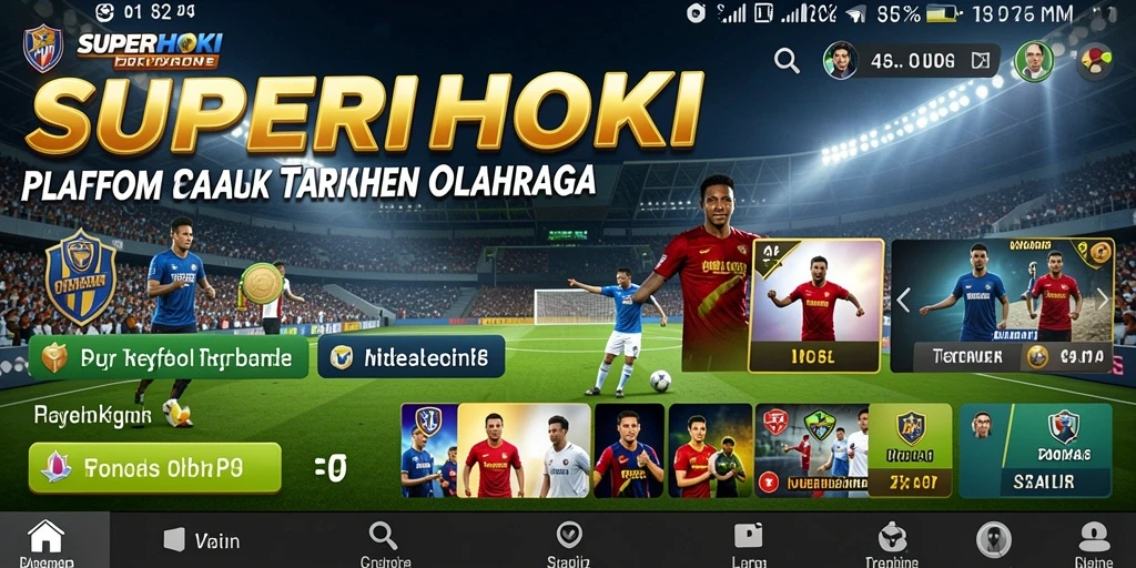 Tampilan menarik dari gameplay dan fitur taruhan SUPERHOKI.