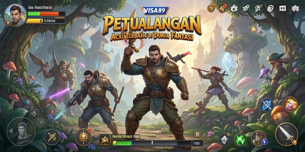 Tampilkan aksi seru dalam pertarungan ARPG di VISA89.